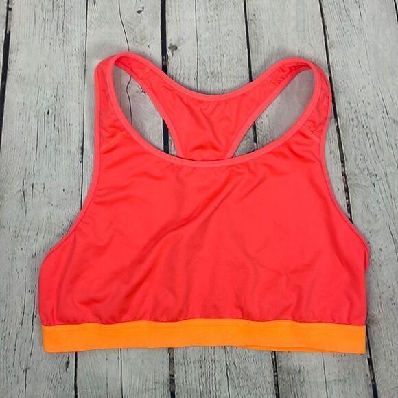 Old Navy Coral and Orange Sports Bra Medium Support Size XL - Picture 1 of 6